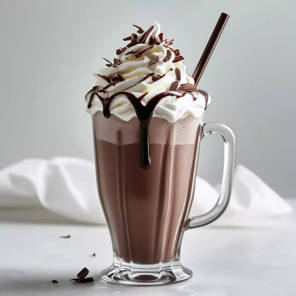 Indulgent Chocolate Milkshake Dripping Sauce Whipped Cream.jpg